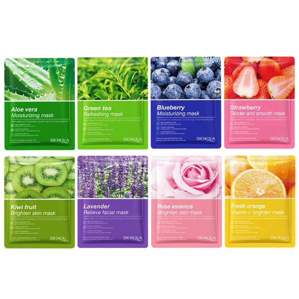 8 PCS NATURAL PLANT FACE MASK